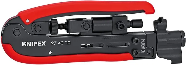 knipex-97-40-20-sb-kompressionswerkzeug-175-mm-f-r-f-bnc-rca-stecker image 1
