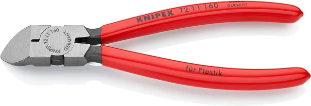 knipex-seitenschneider-72-11-160-160-mm-seitenschneider-f-r-kunststoff image 1