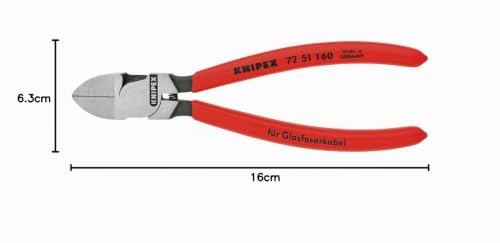 knipex-seitenschneider-72-51-160-f-r-lichtwellenleiter-160-mm-mit-ffnungsfeder image 8