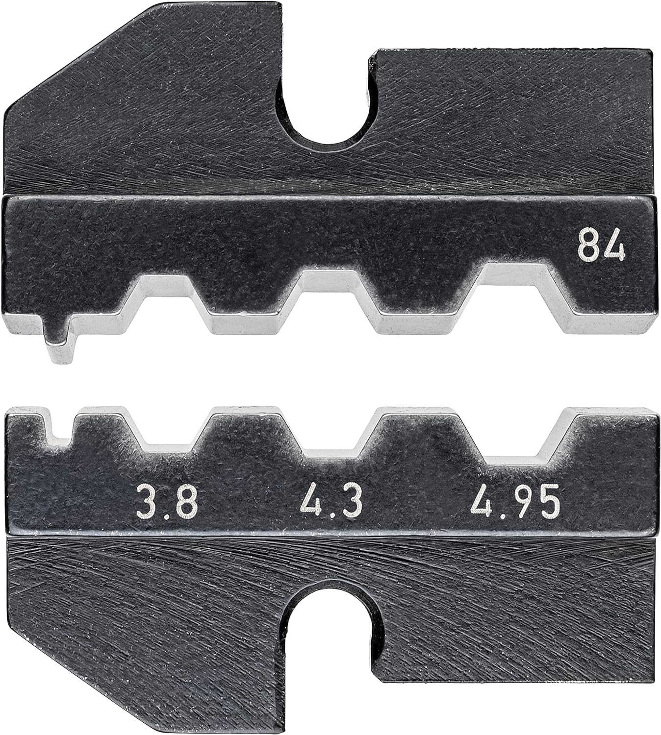 knipex-97-49-84-crimpeinsatz-f-r-huber-suhner-lichtwellenleiter-stecker-3-nestig image 1