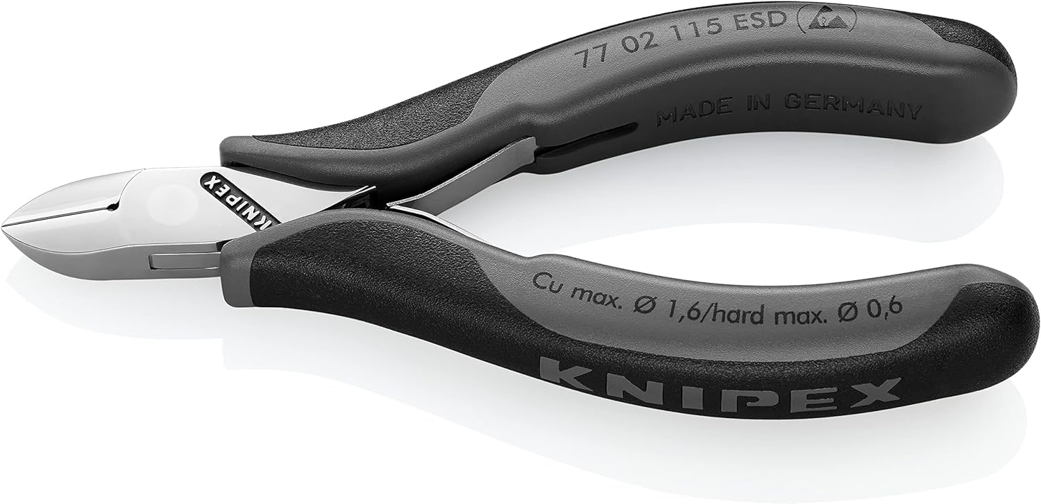 knipex-elektronik-seitenschneider-esd-77-02-115-esd-115-mm image 1