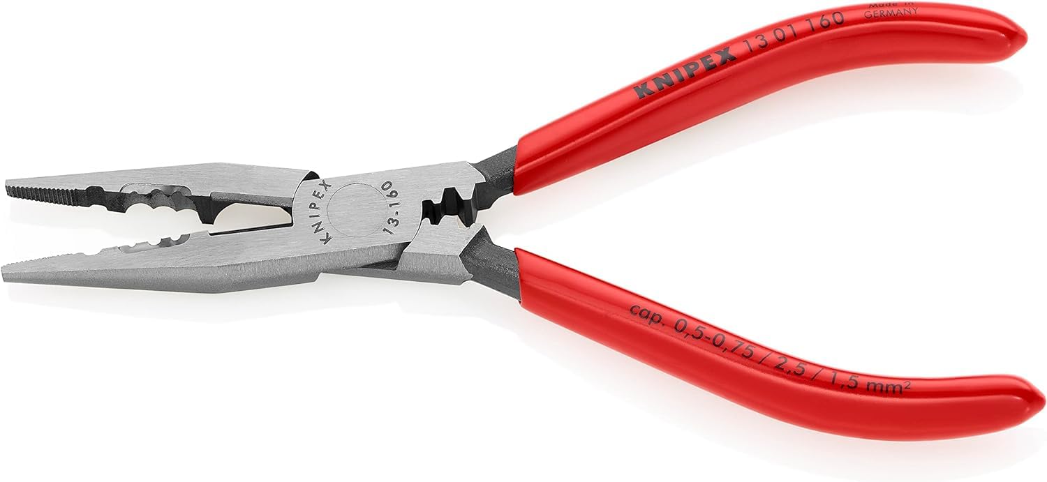 knipex-13-01-160-verdrahtungszange-160-mm-mit-kunststoff-berzug image 3