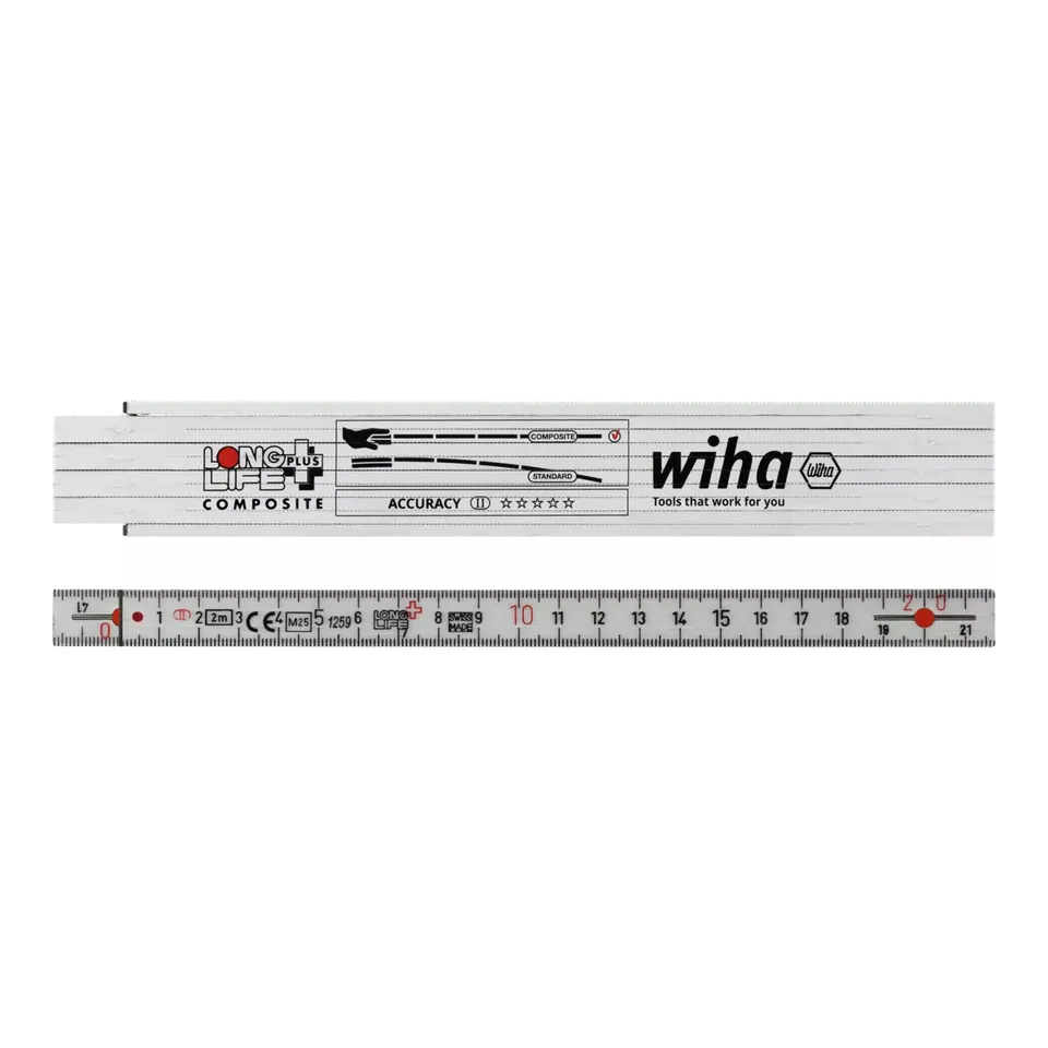 wiha-meterstab-longlife-plus-composite-37067-2-m-10-glieder-genauigkeitsklasse-i image 1