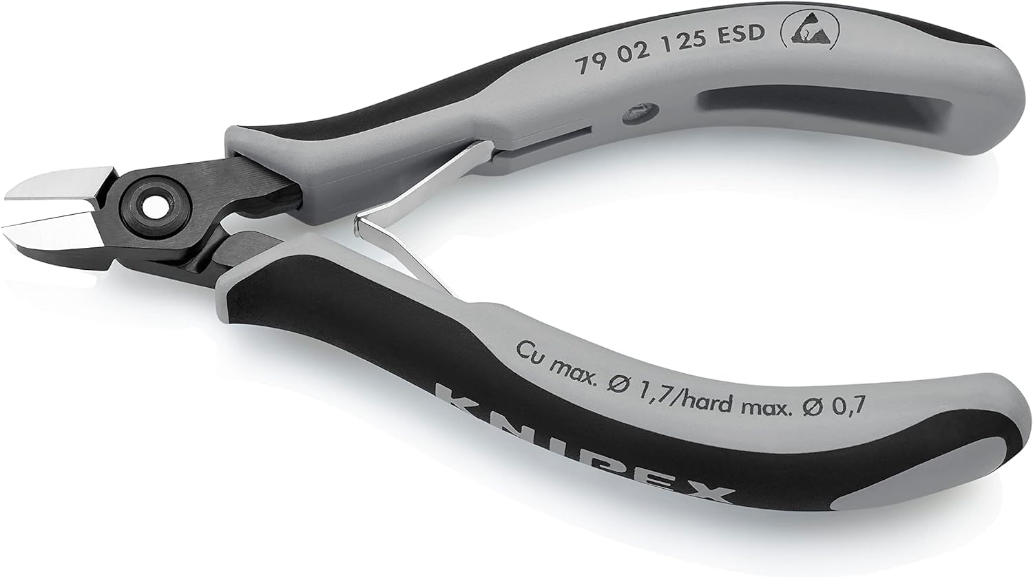 knipex-79-02-125-esd-pr-zisions-elektronik-seitenschneider-125-mm image 3