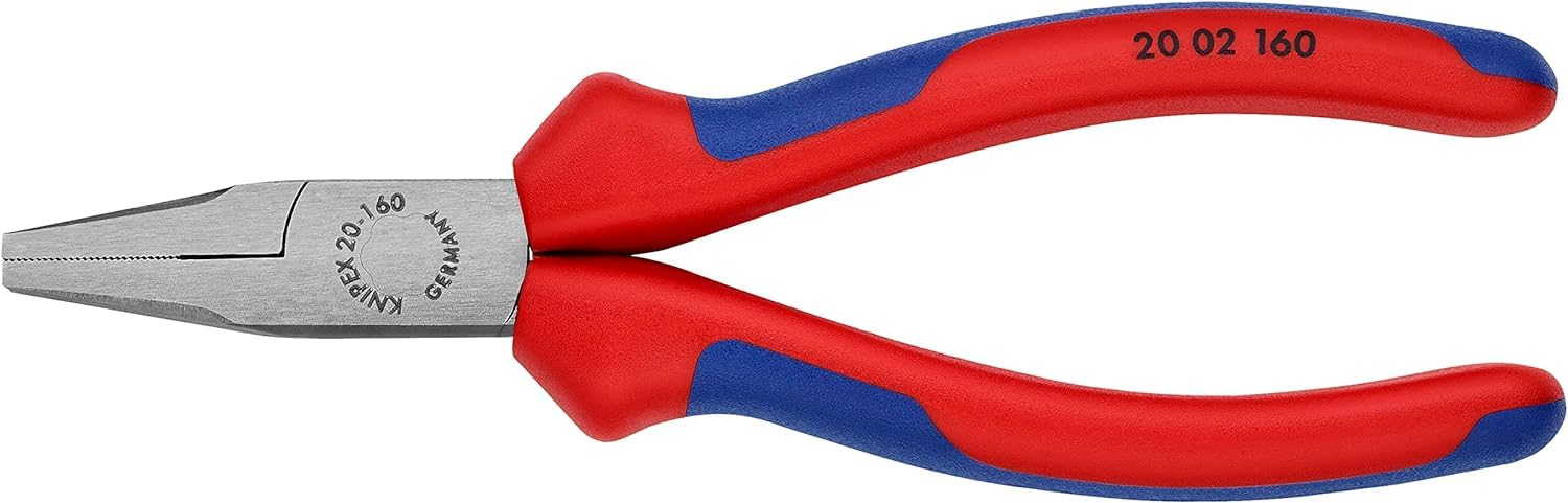 knipex-flachzange-20-02-160-sb-160-mm-schwarz-atramentiert-mit-mehrkomponenten-h image 3
