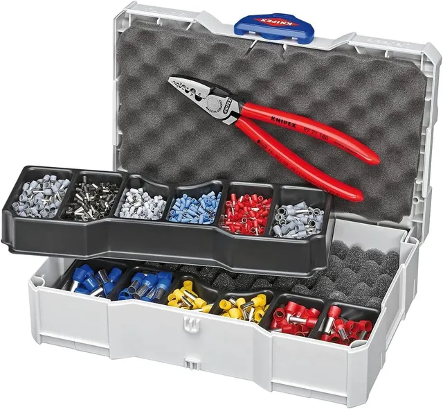 knipex-crimp-sortiment-97-90-06-265-mm-f-r-aderendh-lsen-im-mini-systainer image 1