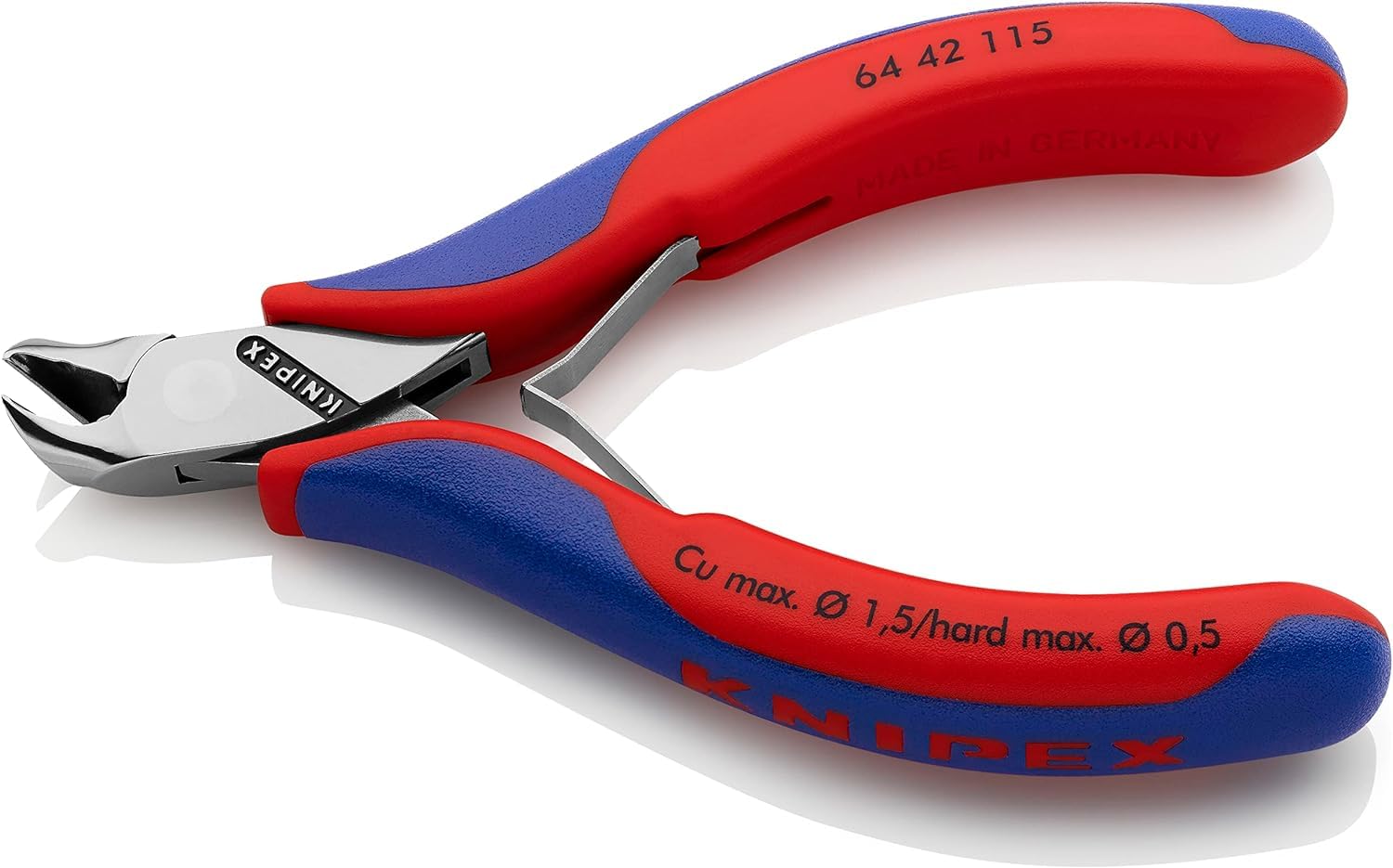 knipex-64-42-115-elektronik-vornschneider-mehrkomponenten-h-llen-115-mm image 2