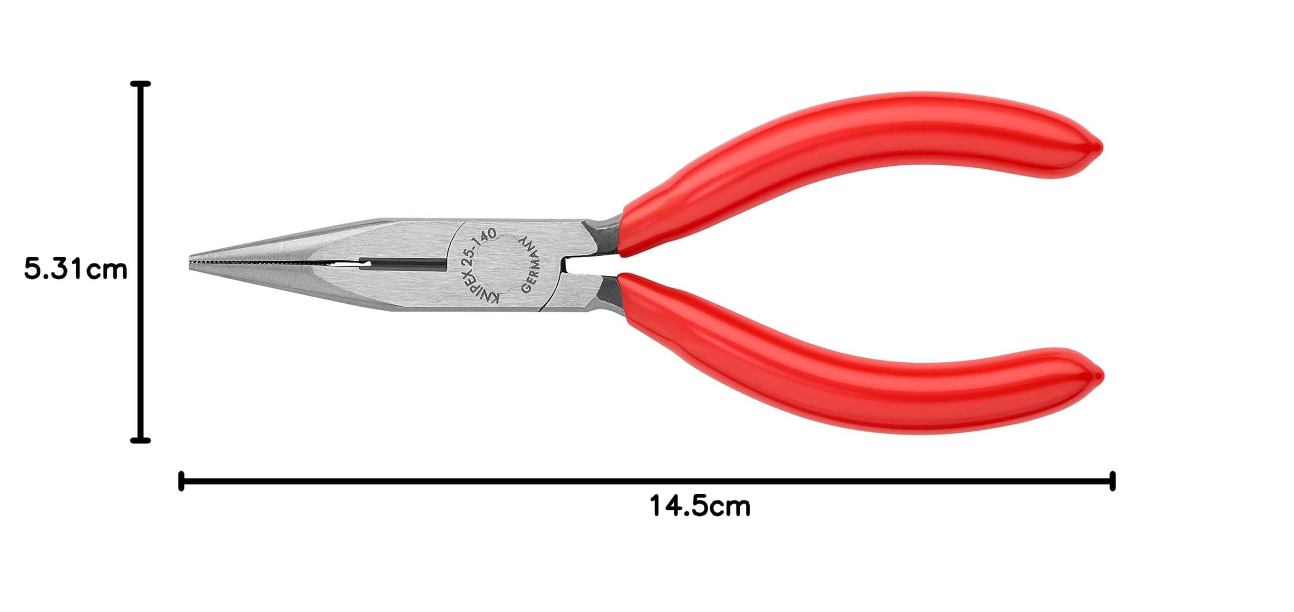 knipex-25-01-140-flachrundzange-mit-schneide-140-mm-radiozange image 5