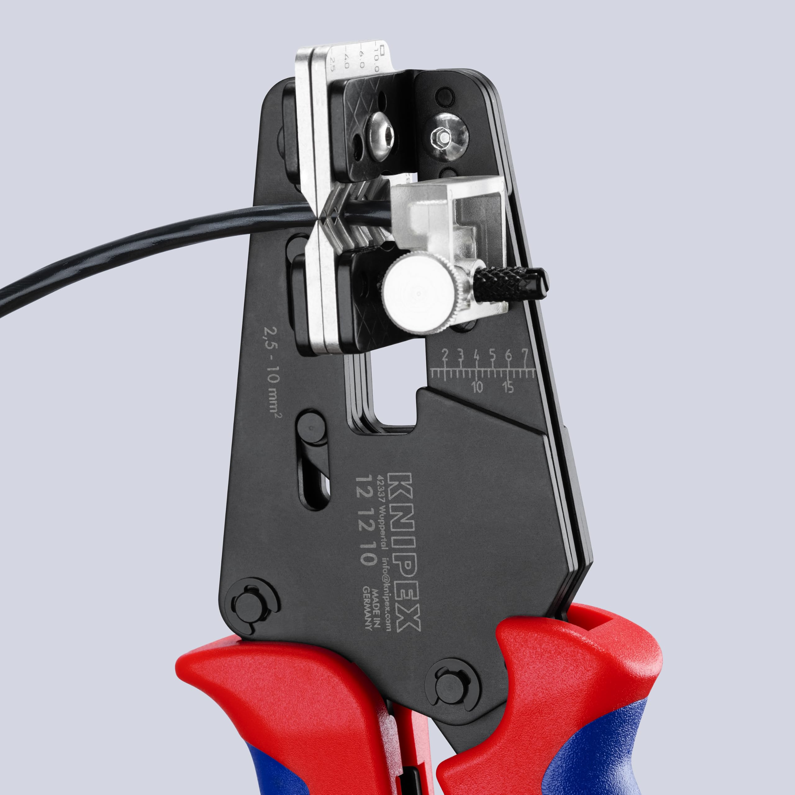 knipex-12-12-10-pr-zisions-abisolierzange-195-mm-mit-formmessern image 2