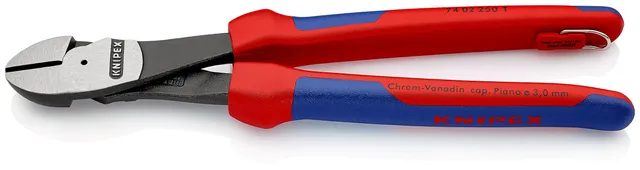 knipex-74-02-250-t-kraft-seitenschneider-250-mm-mit-befestigungs-se image 1