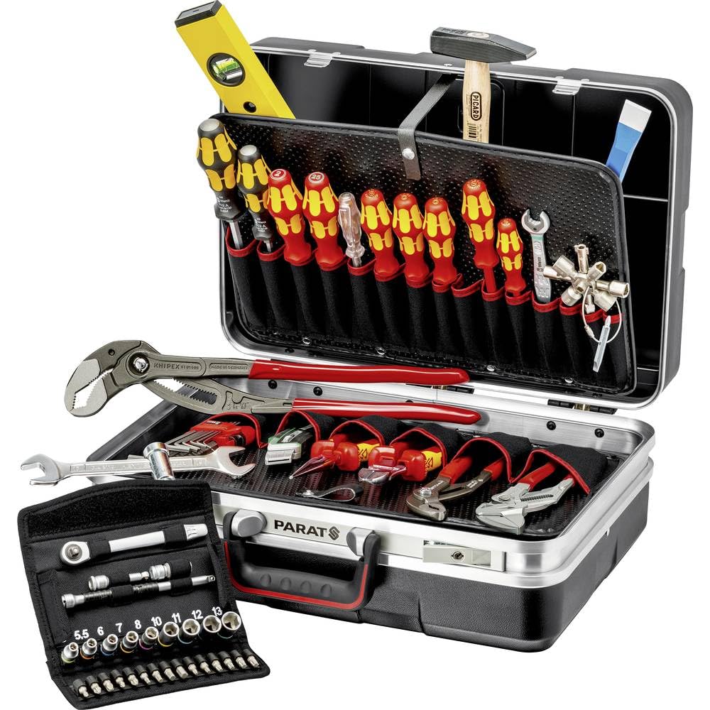 knipex-00-21-21-hk-s-werkzeugkoffer-vision27-sanit-r-52-teilig-200-mm image 2