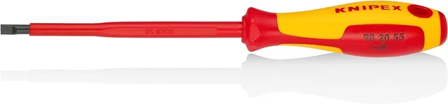 knipex-schraubendreher-vde-98-20-55-f-r-schlitzschrauben-232-mm image 1