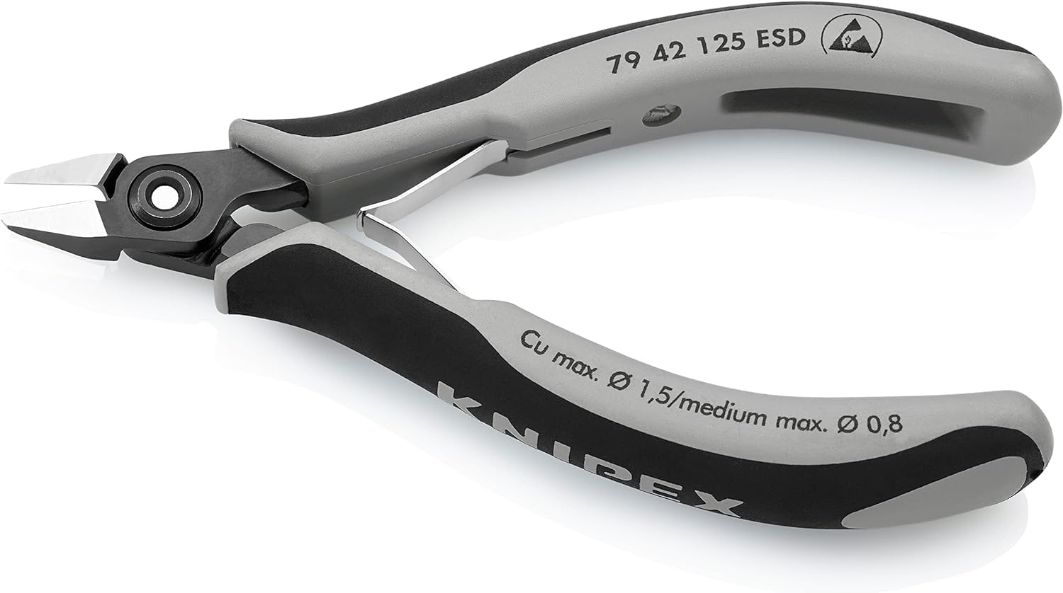 knipex-79-42-125-esd-pr-zisions-elektronik-seitenschneider-125-mm-ohne-facette image 3