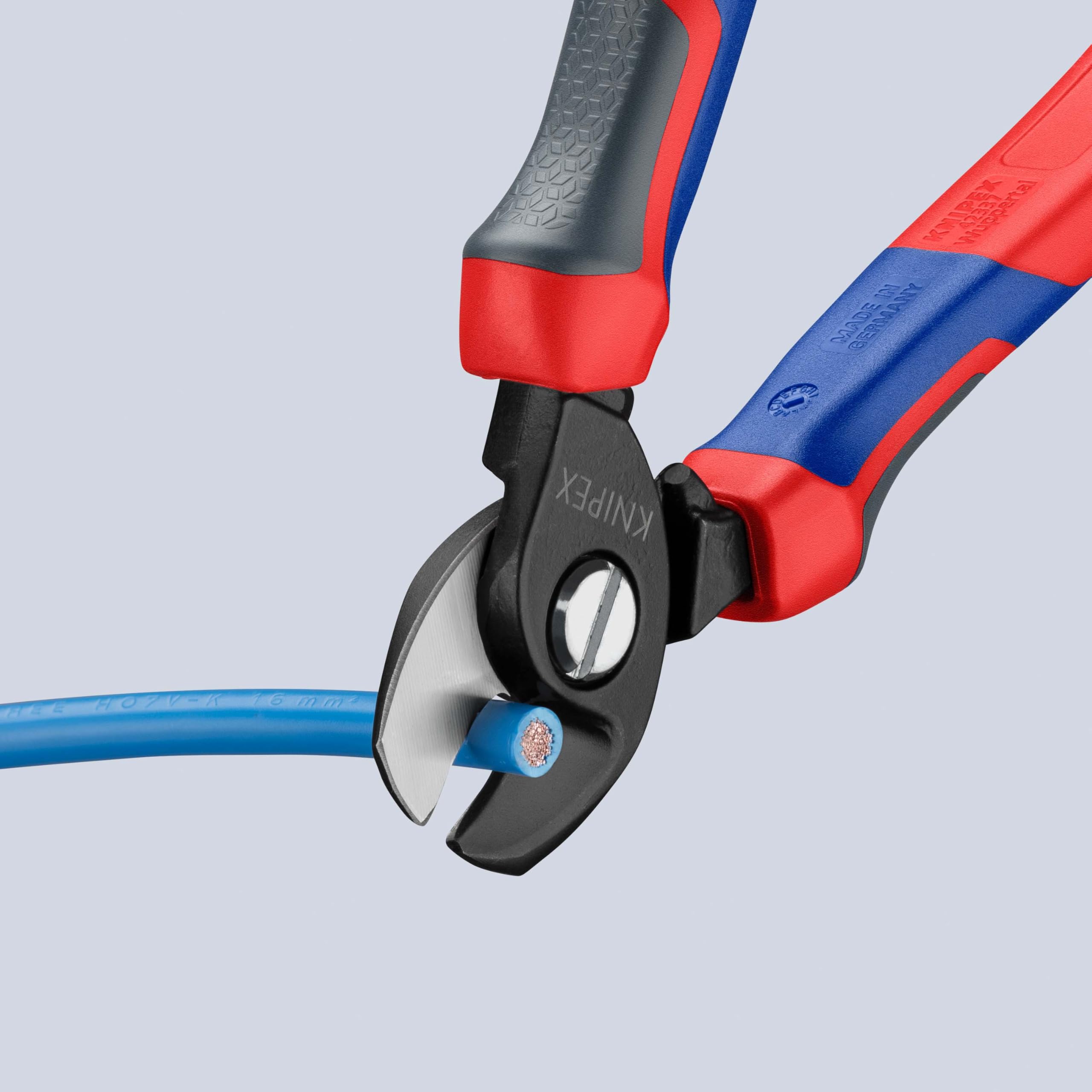 knipex-kabelschere-95-12-165-sb-br-niert-mit-comfort-griffen-165-mm image 3