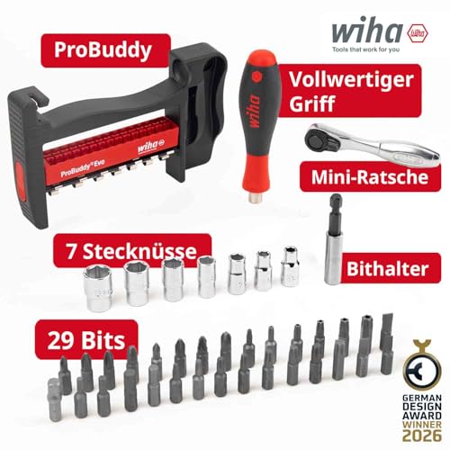 wiha-probuddy-evo-bit-steckschl-ssel-set-46960-1-4-40-teilig image 8