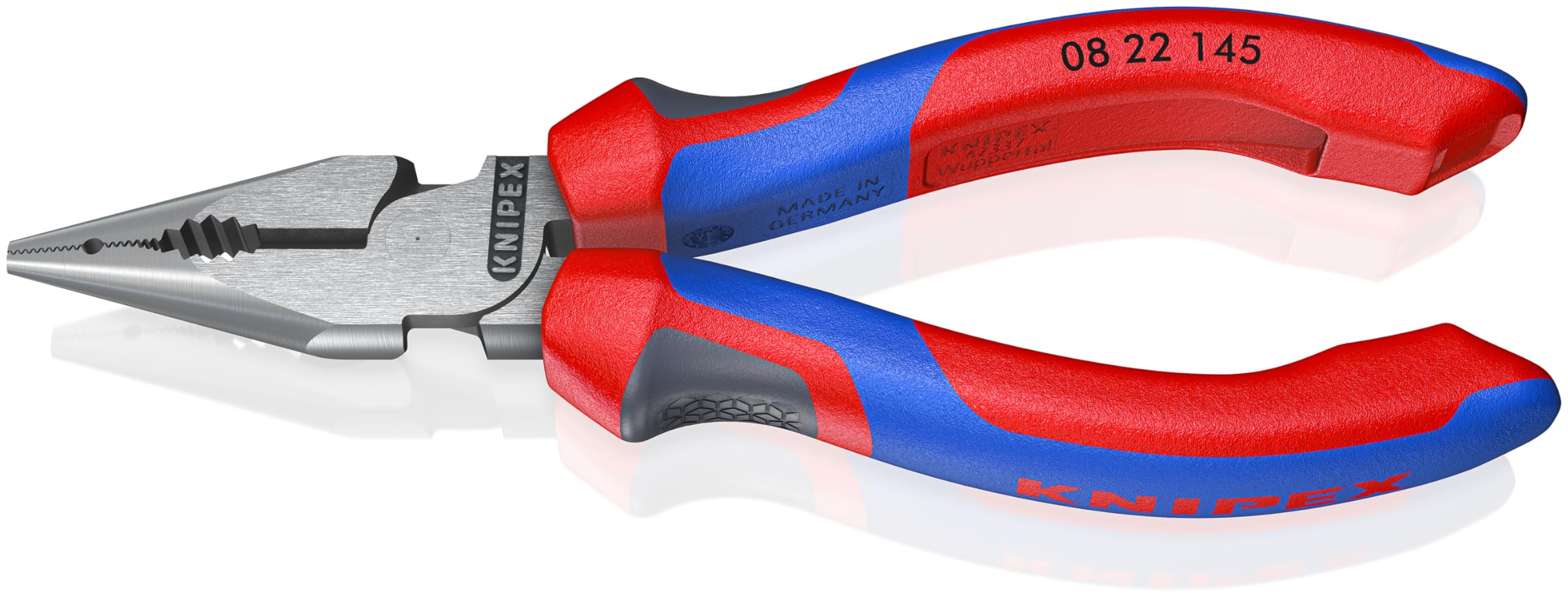 knipex-spitz-kombizange-08-25-145-145-mm-verchromt-mit-comfort-griffen image 7