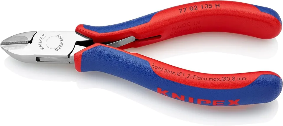 knipex-77-02-135-h-elektronik-seitenschneider-135-mm-mit-hartmetallschneide image 1