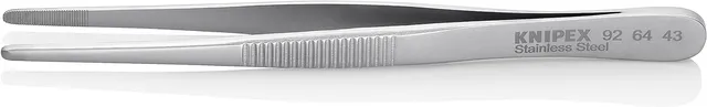 knipex-92-64-43-universalpinzette-mattiert-geriffelt-120-mm image 1