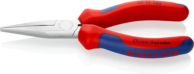 knipex-langbeckzange-verchromt-140-mm-30-15-140-mit-mehrkomponenten-h-llen image 1