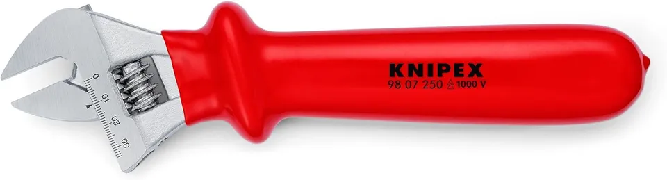 knipex-98-07-250-rollgabelschl-ssel-260-mm-tauchisoliert-vde image 1