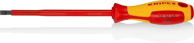 knipex-vde-schraubendreher-98-20-65-f-r-schlitzschrauben-262-mm-isoliert image 1