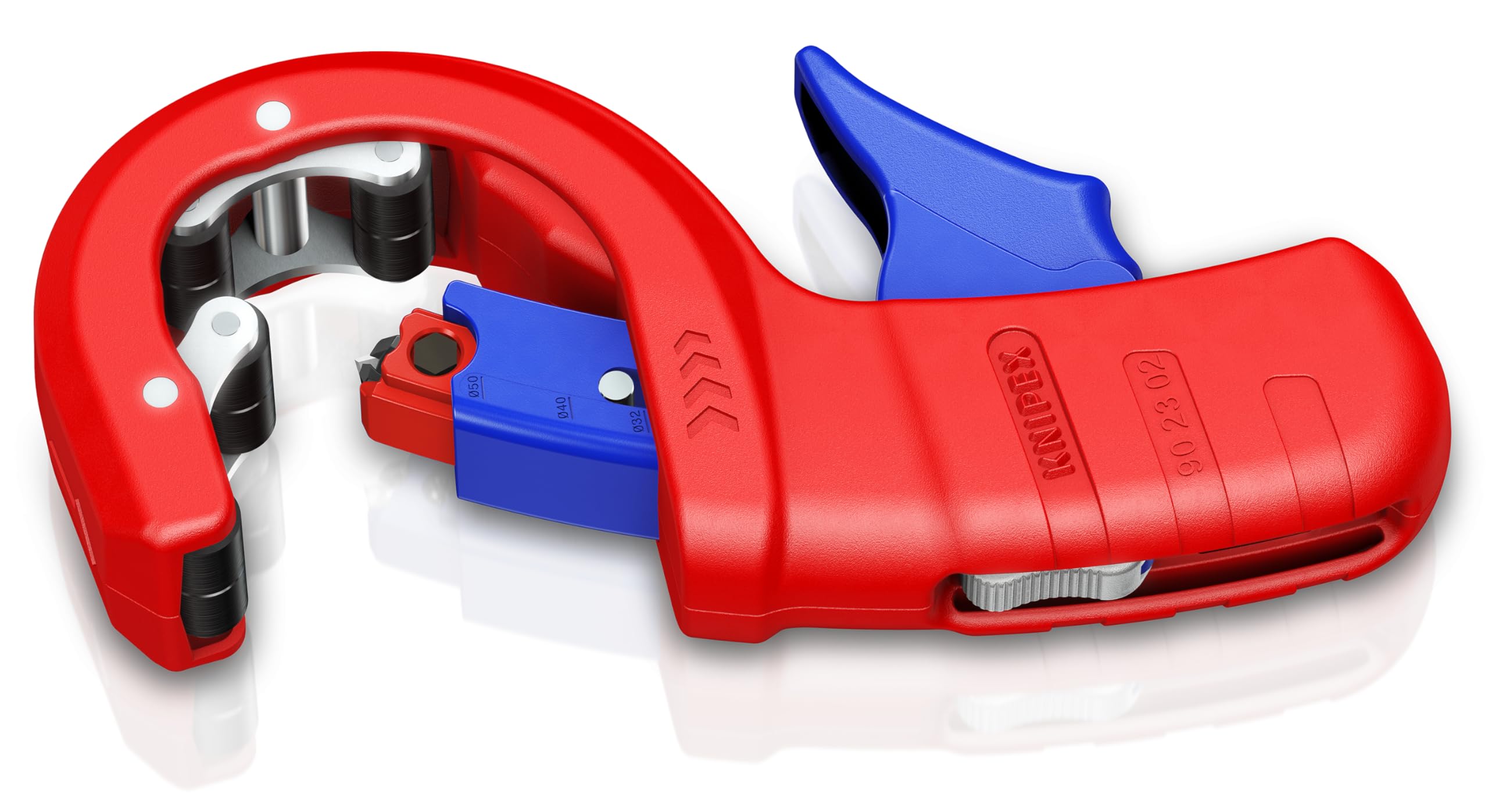 knipex-dpt50-rohrschneider-90-23-02-bk-f-r-kunststoffrohre-32-40-50-mm-202-mm image 1