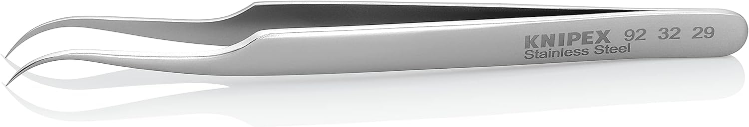 knipex-universalpinzette-92-32-29-mattiert-glatt-118-mm-edelstahl image 1