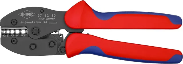 knipex-preciforce-crimpzange-220-mm-97-52-30-mit-mehrkomponenten-h-llen image 1