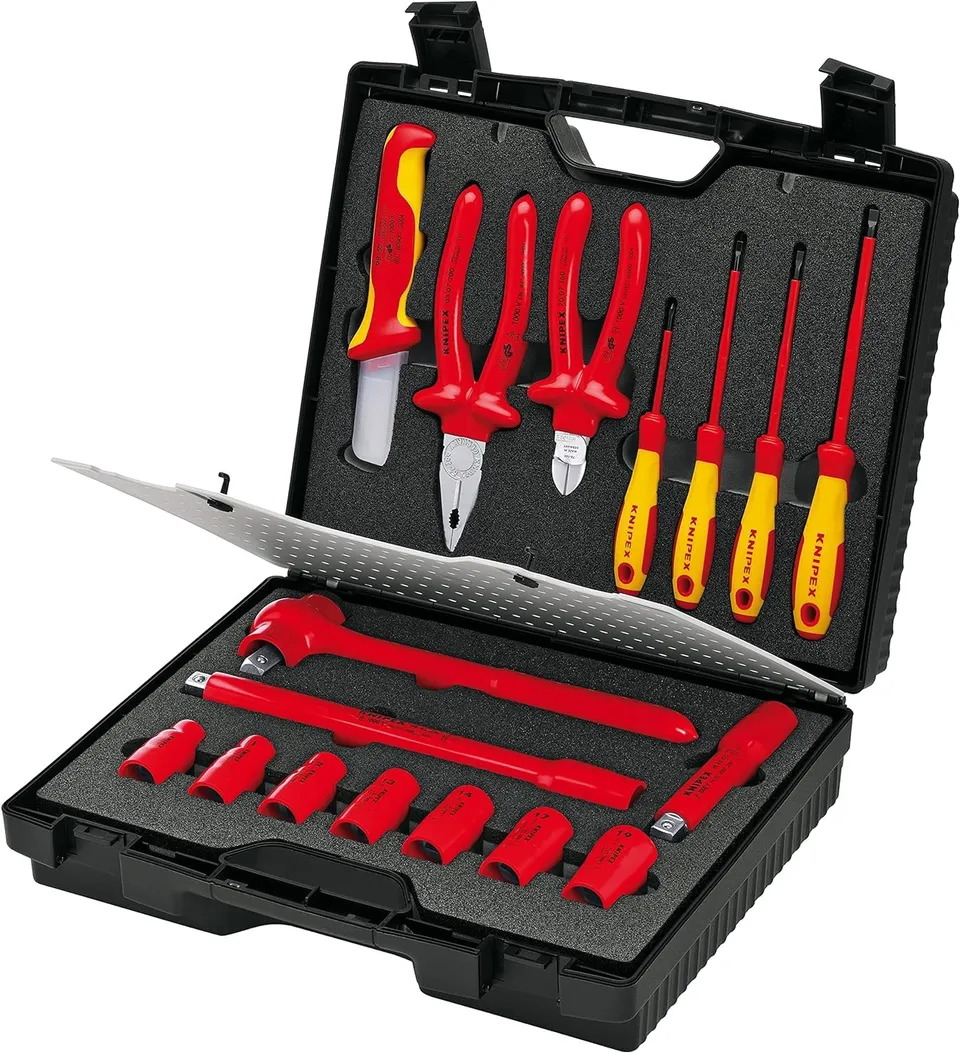 knipex-kompaktkoffer-98-99-11-17-teilig-380-mm-isoliert image 1