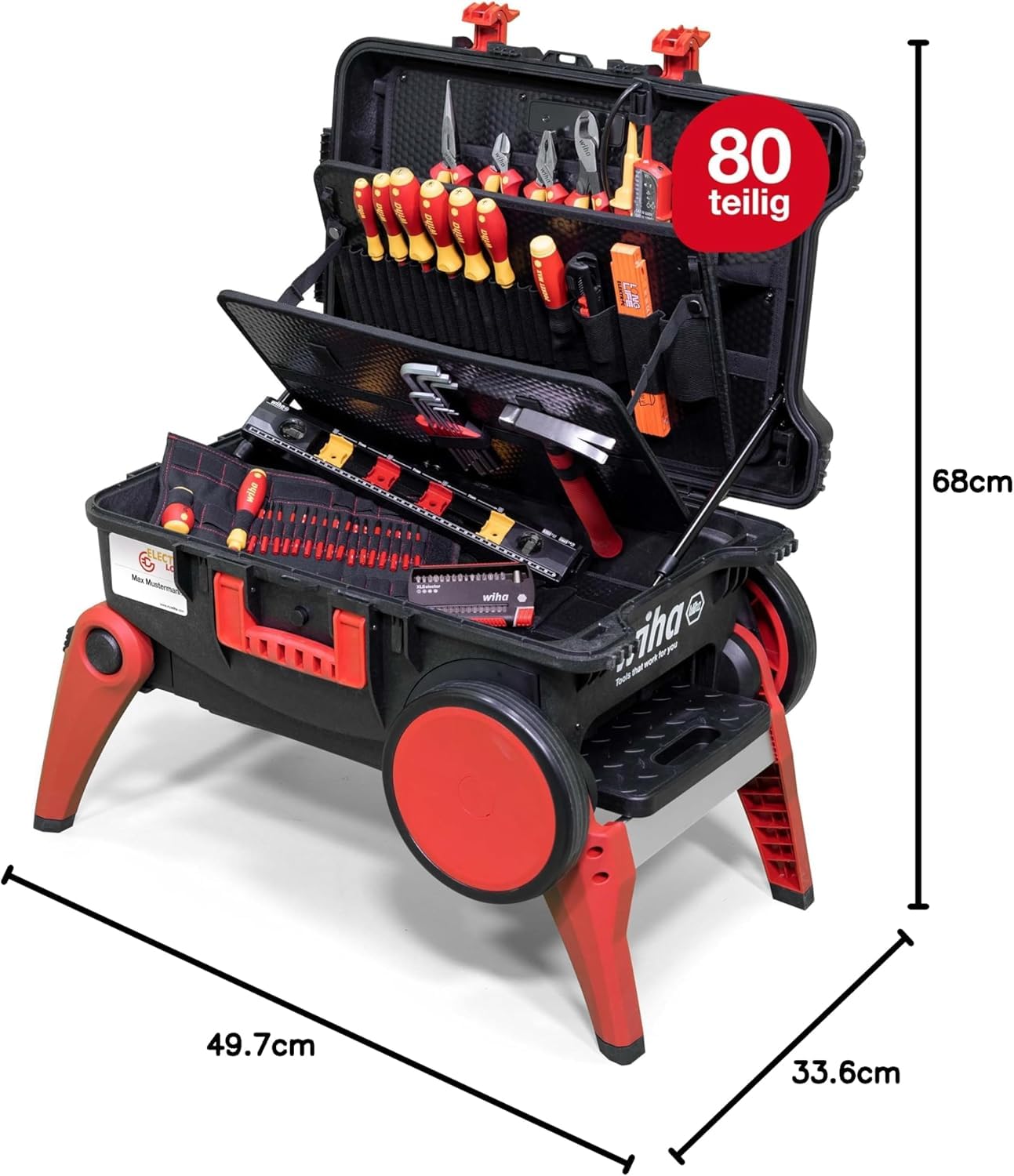 wiha-werkzeugkoffer-set-xxl-4-electric-80-tlg-elektriker-trolley-mit-rollen-4573 image 6