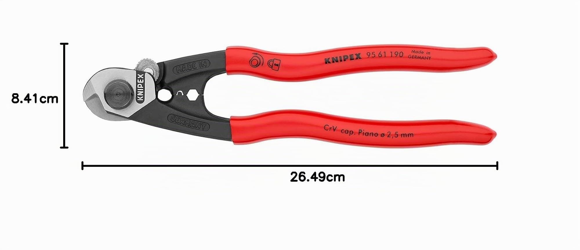 knipex-drahtseilschere-95-61-190-sb-190-mm-geschmiedet image 5