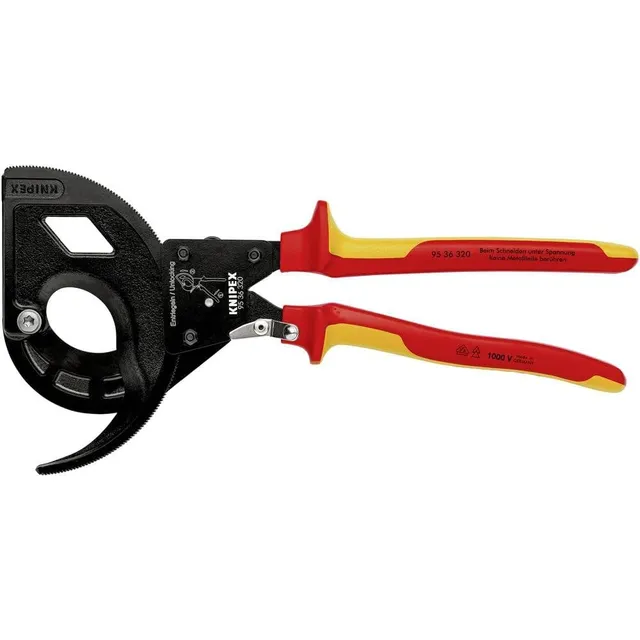 knipex-kabelschneider-95-36-320-vde-ratschen-kabelschere-320-mm-bis-60-mm-600-mm image 1