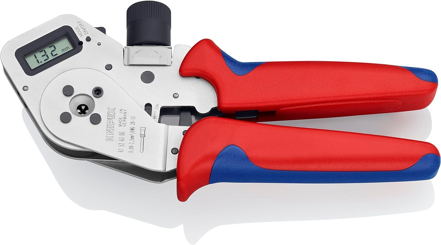 knipex-97-52-63-dg-vierdornpresszange-195-mm-f-r-gedrehte-kontakte-mit-digitalan image 2