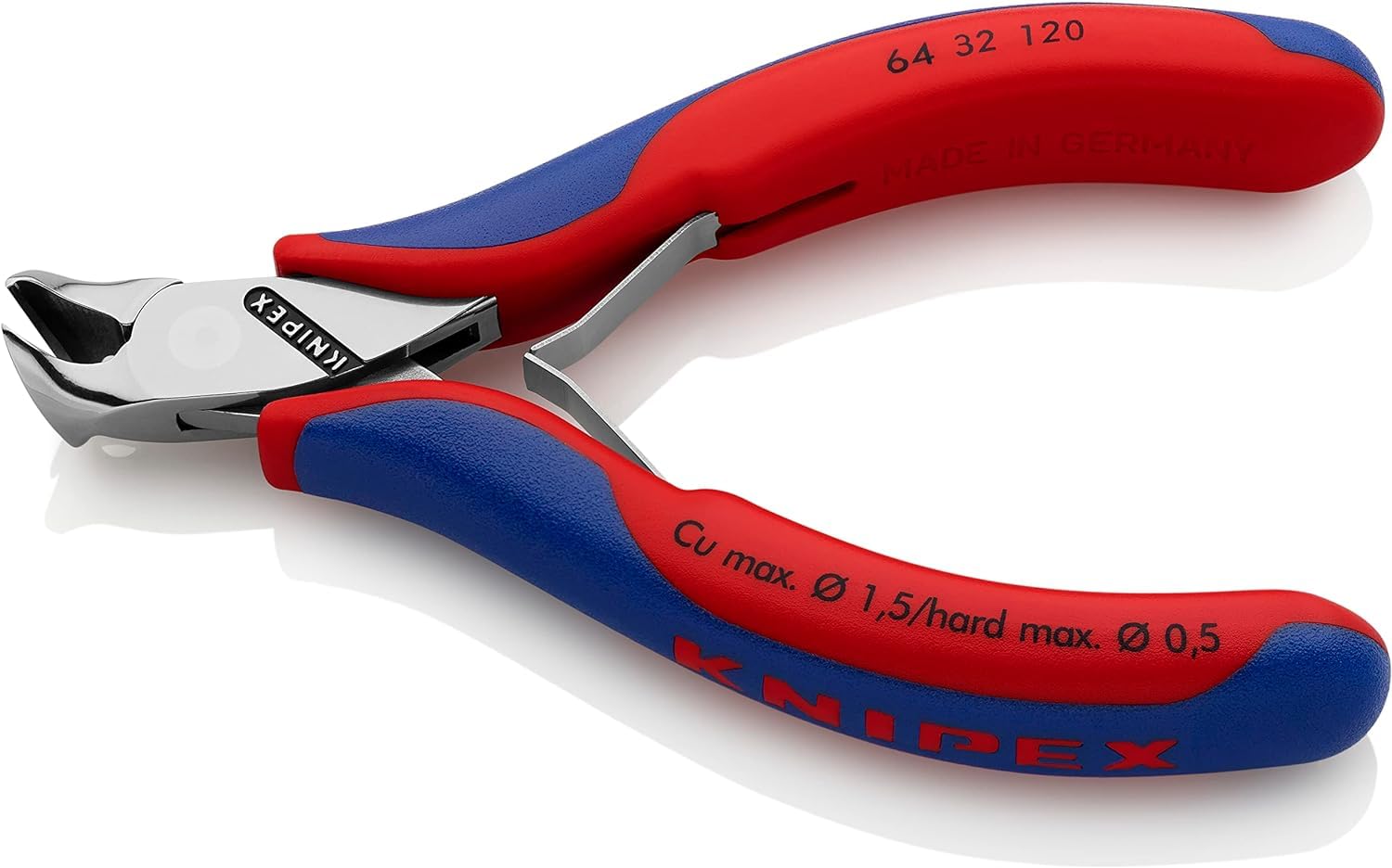 knipex-elektronik-vornschneider-64-32-120-mit-mehrkomponenten-h-llen-120-mm image 2