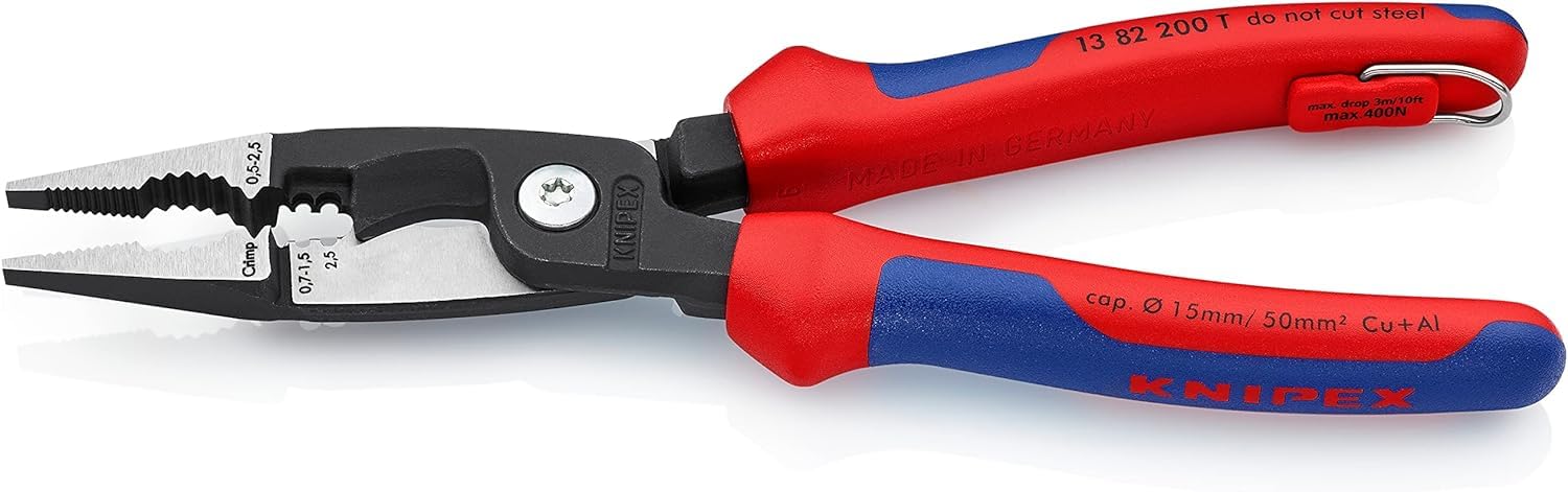 knipex-elektro-installationszange-13-82-200-t-160-mm-6-funktionen-mehrkomponente image 3