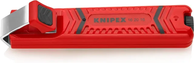 knipex-abmantelungswerkzeug-16-20-16-sb-mit-schleppklinge-130-mm image 1
