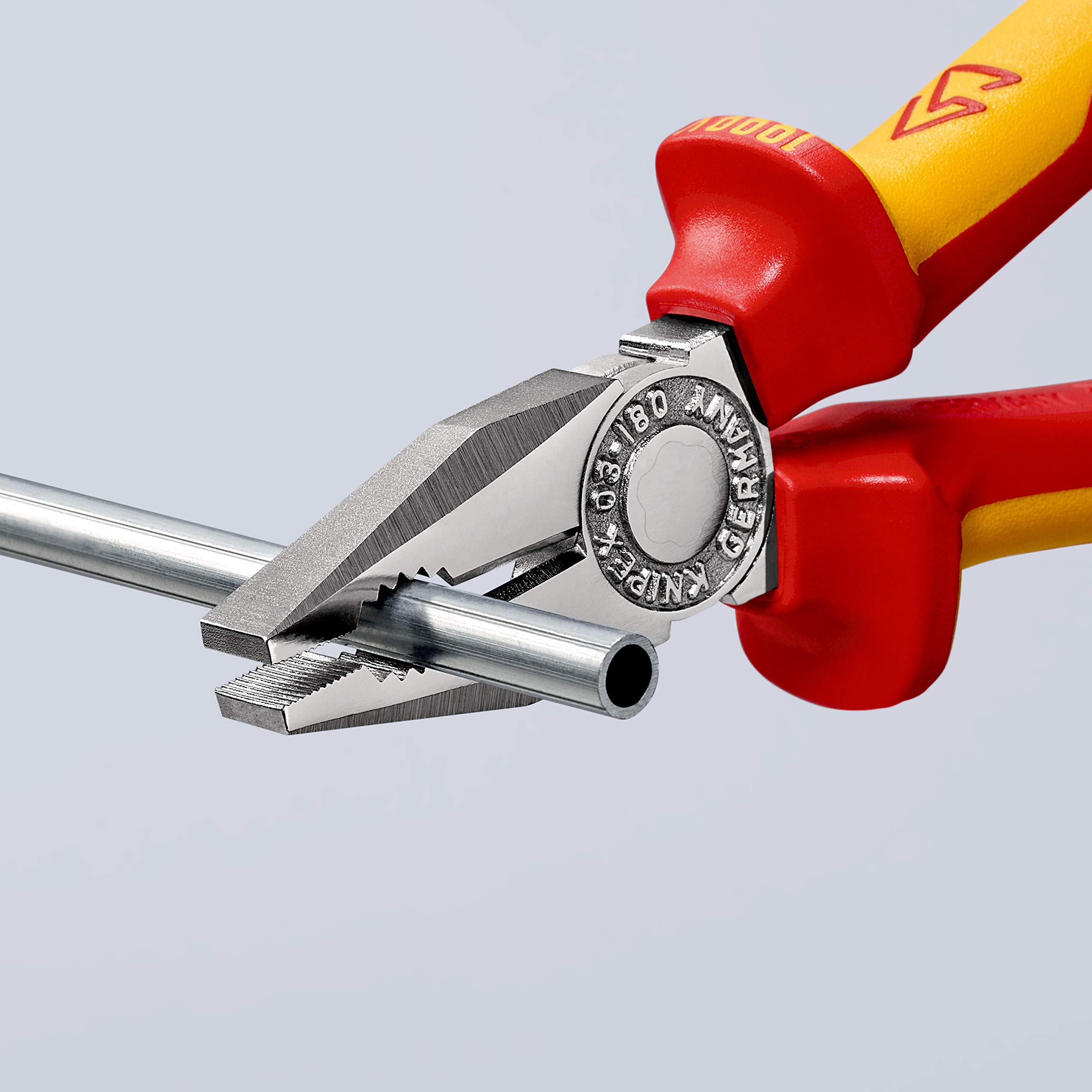 knipex-kombizange-03-06-180-t-bk-vde-180-mm-verchromt-mit-absturzsicherung image 4