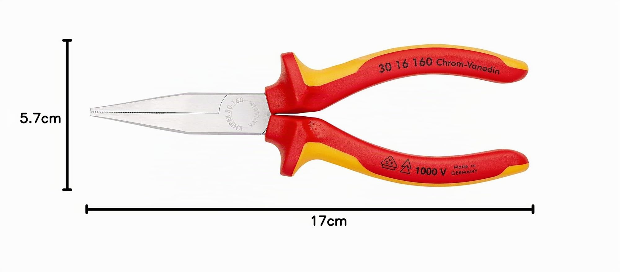 knipex-langbeckzange-30-16-160-vde-verchromt-160-mm-mehrkomponenten-h-llen image 5