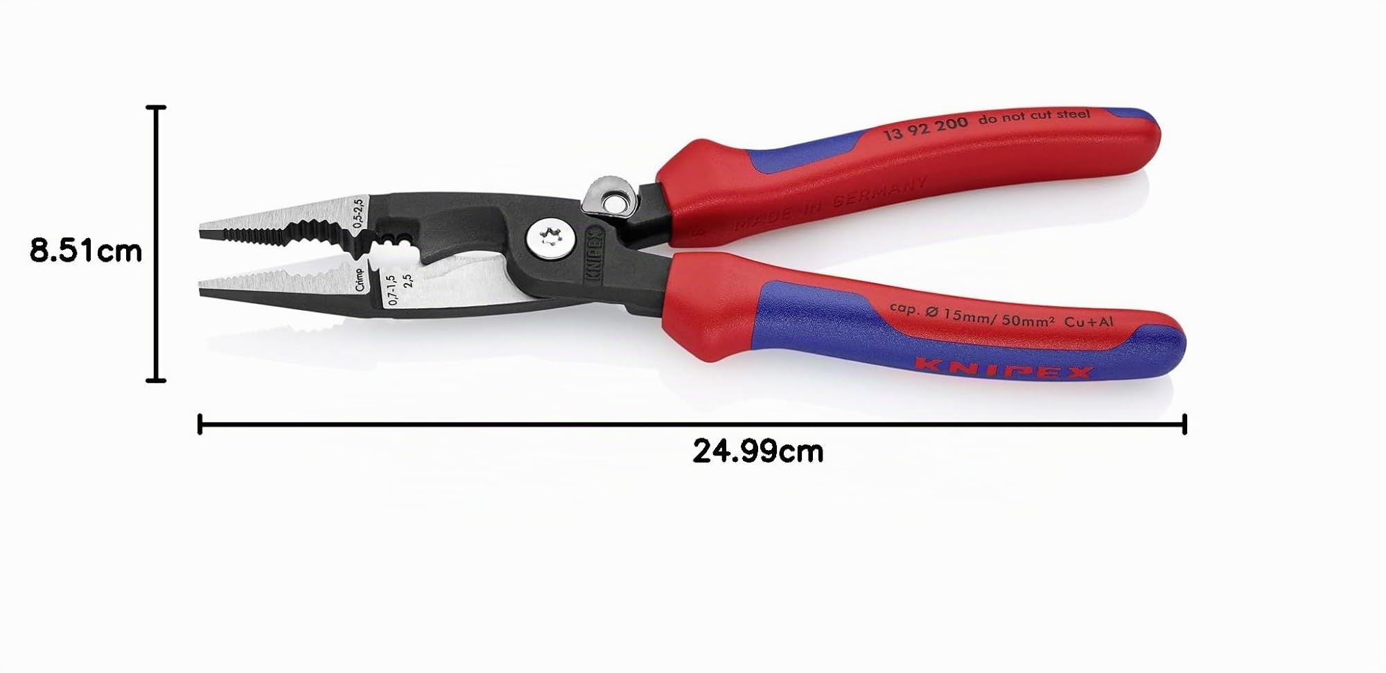 knipex-elektro-installationszange-13-92-200-multifunktionszange-200-mm-mit-mehrk image 5