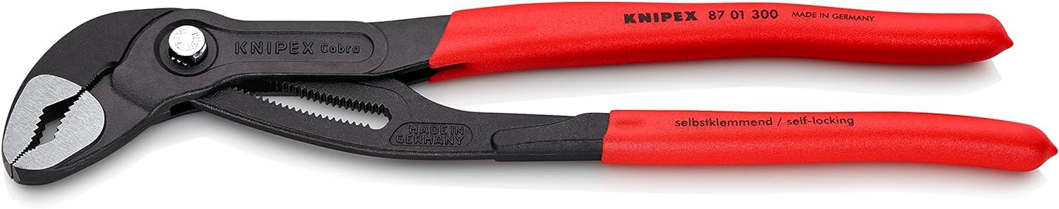 knipex-cobra-87-01-300-sb-hightech-wasserpumpenzange-300-mm-kunststoff-berzogen image 1