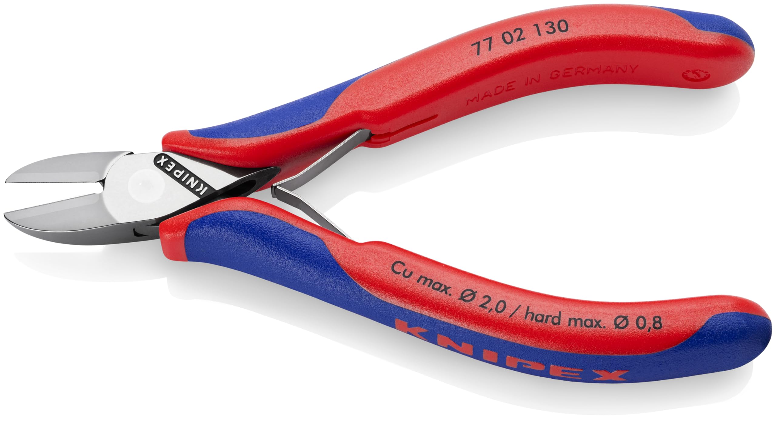 knipex-elektronik-seitenschneider-77-02-130-130-mm-mit-mehrkomponenten-h-llen image 2