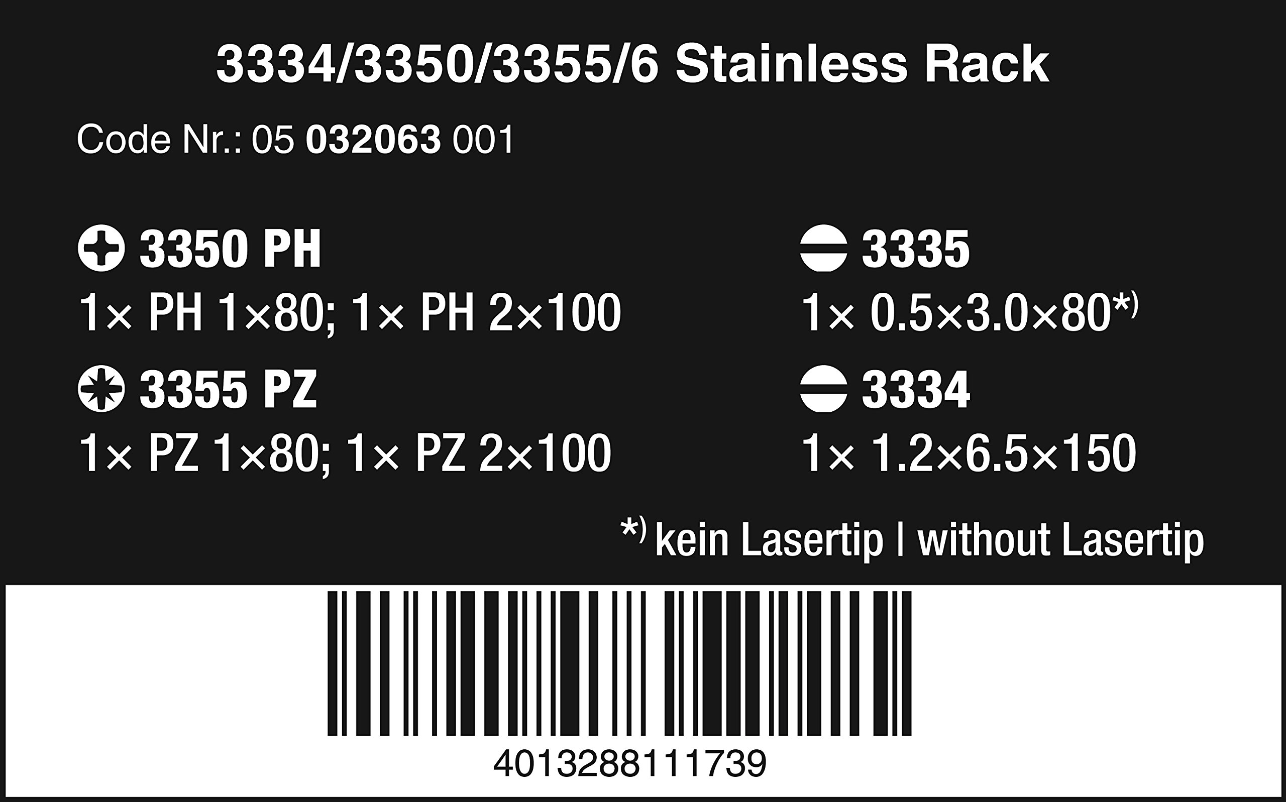 wera-3334-3350-3355-6-schraubendrehersatz-edelstahl-rack-6-teilig image 2