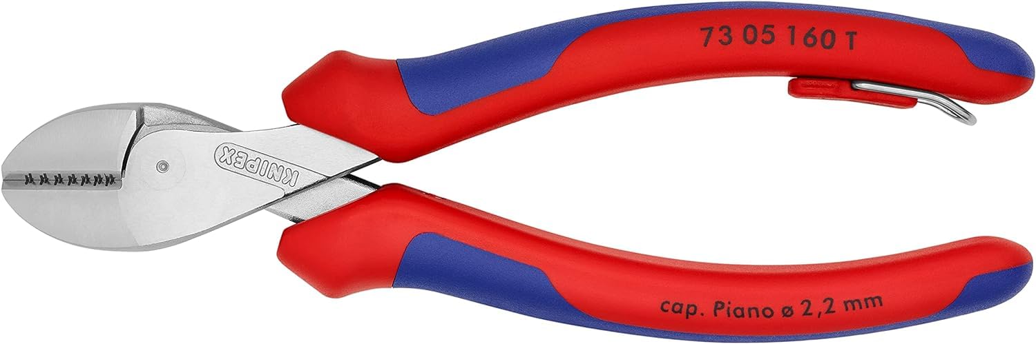 knipex-x-cut-kompakt-seitenschneider-73-05-160-t-bk-verchromt-160-mm image 3