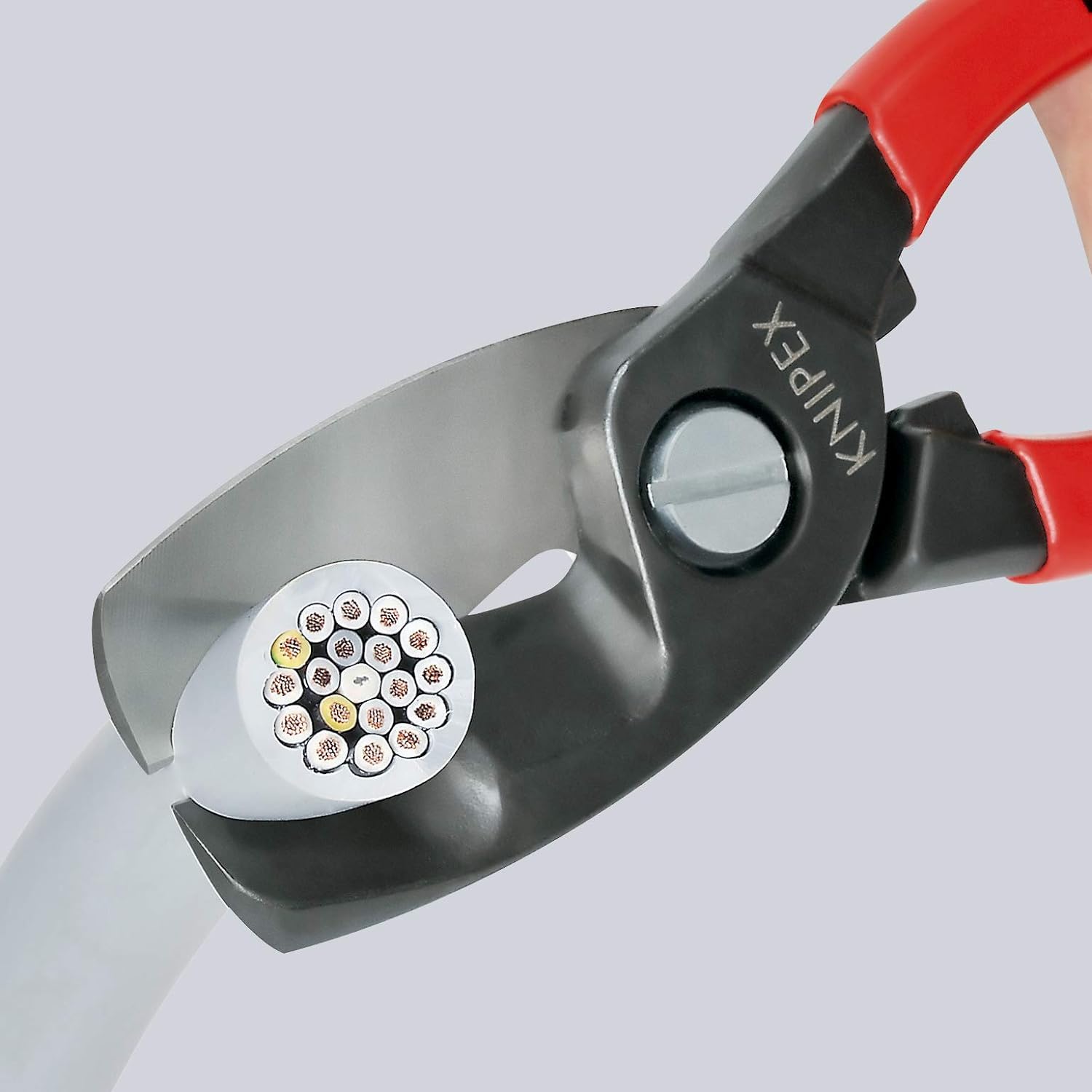 knipex-kabelschere-95-11-200-sb-200-mm-mit-doppelschneide-f-r-cu-al-bis-70-mm image 4