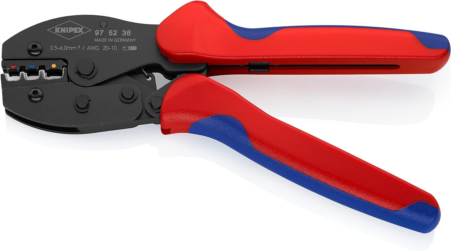 knipex-preciforce-crimpzange-97-52-36-f-r-isolierte-kabelschuhe-220-mm image 3