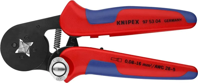 knipex-97-53-04-selbsteinstellende-crimpzange-f-r-aderendh-lsen-0-08-16-mm-vierk image 1