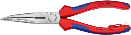 knipex-flachrundzange-storchschnabelzange-26-22-200-t-bk-200-mm-mit-schneide image 7
