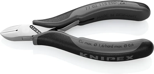 knipex-elektronik-seitenschneider-esd-77-02-115-esd-115-mm image 1