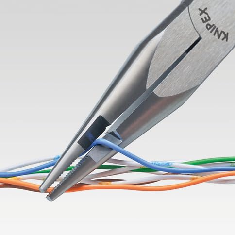 knipex-27-01-160-flachrundzange-mit-mittenschneider-160-mm image 8