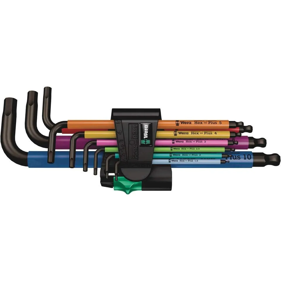 wera-950-spkl-9-sm-n-05022089001-multicolour-winkelschl-sselsatz-blacklaser-9-te image 1